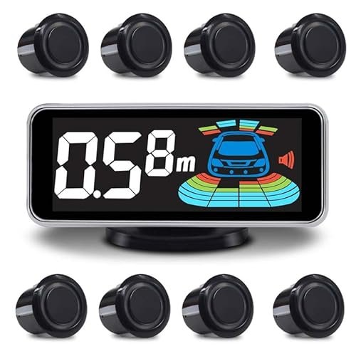 ELSNU Backup Parktronic System Car Auto Vehicle 8 Sensors...