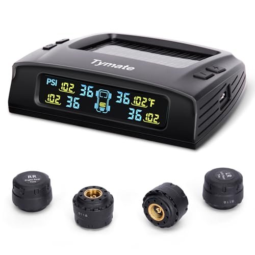Tymate TM2 RV Tire Pressure Monitoring System, Solar TPMS...
