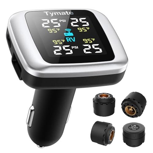 Tymate TM7 Tire Pressure Monitoring System, Wireless with 4...
