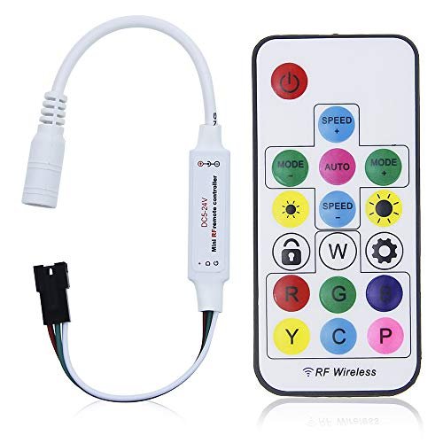 ALITOVE WS2812B WS2811 Addressable LED Controller RF for...