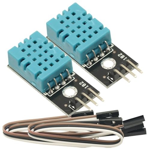 2Pcs DHT-11 DHT11 Temperature and Humidity Sensor Digital...