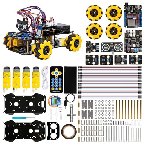 Smart Robot Car Kit Compatible with Arduino, Programming...