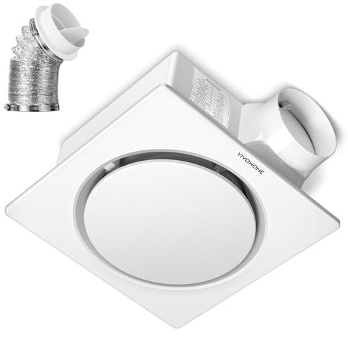 VIVOHOME AutoFlow Bathroom Exhaust Fan with Humidity Sensor
