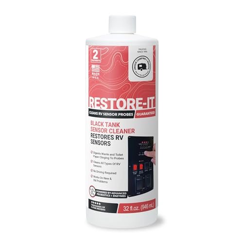 Unique Restore-It RV Sensor Cleaner Liquid - Restores Black...