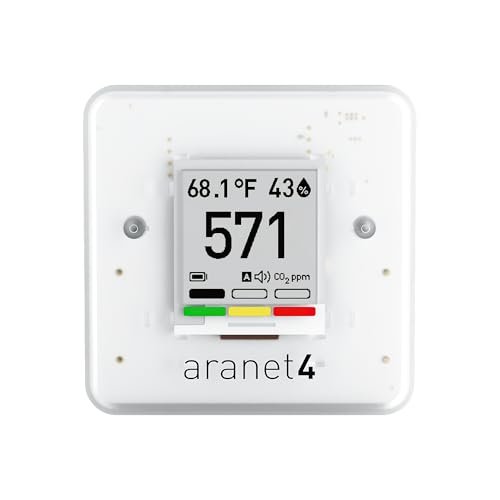 SAF Aranet4 Home: Wireless Indoor Air Quality Monitor.