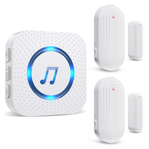 SanJie Wireless Door Chime Sensor, When Door Opens Entry...