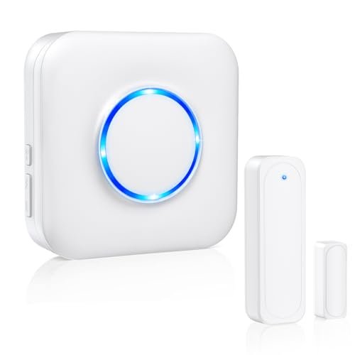 Door Chime, Satisure Wireless Door Open Contact Sensor.