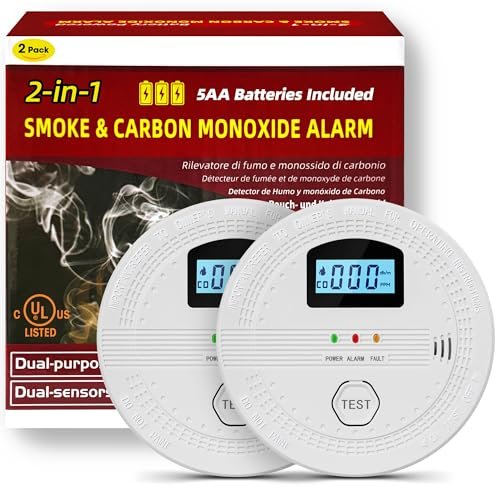 Smoke Detectors Carbon Monoxide Detectors Combo, Smoke...
