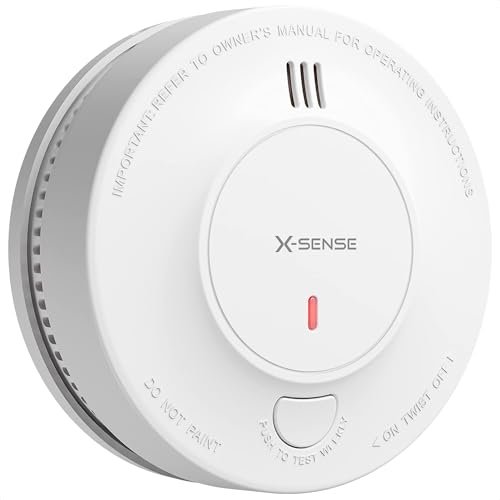 X-Sense Smoke Alarm, 10-Year Battery Fire Alarm Detector...