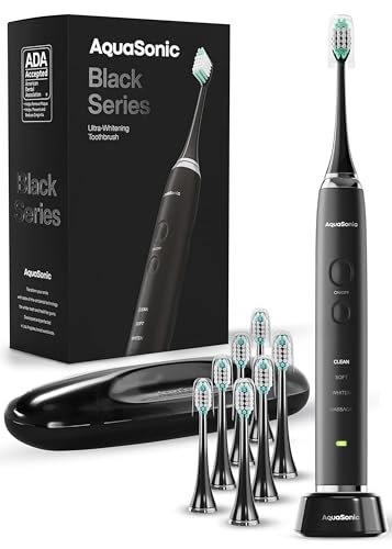 Aquasonic Black Series Ultra Whitening Toothbrush – ADA...