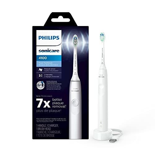Philips Sonicare 4100 Rechargeable Electric Toothbrush,...