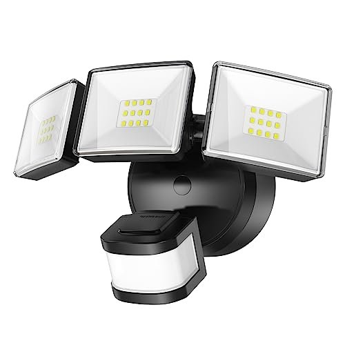 OREiN 3500LM/26W Flood Lights Outdoor, 240°/40FT Big Motion...
