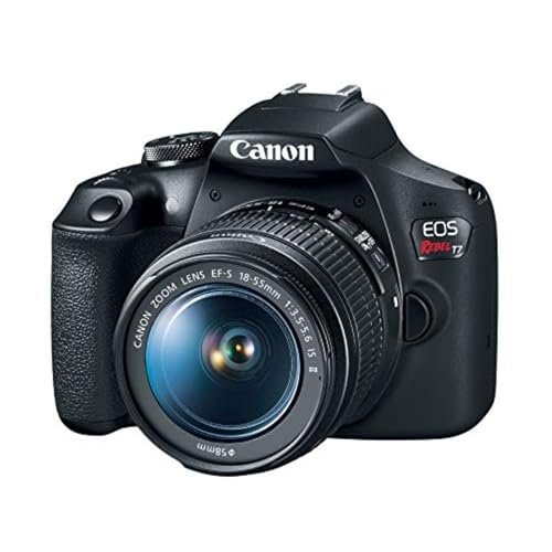 Canon EOS Rebel T7 DSLR Camera with 18-55mm Lens.