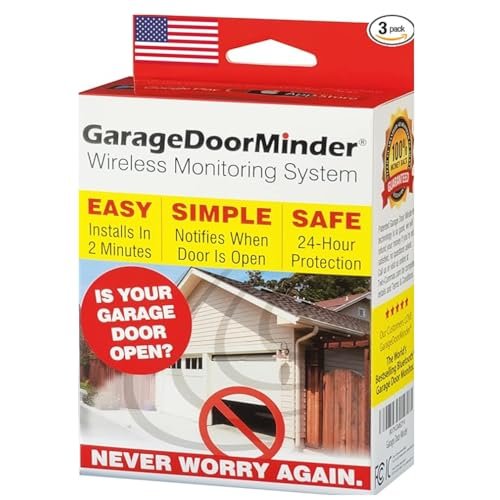 Garage Door Minder® Version II. 100% Wireless. Installs in...