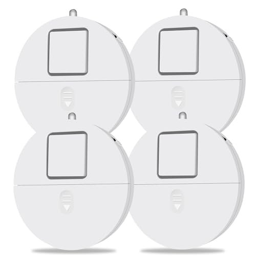 Window Alarm System 4-Pack - Ultra-Loud 120dB Vibration...