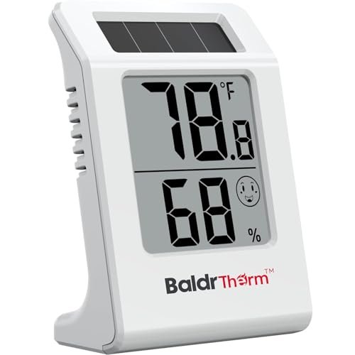 BaldrTherm 2.2'' Digital Thermometer and Hygrometer Meter,...