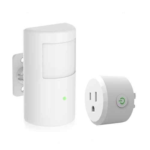 ASOFTY Motion Sensor Switch with Outlet, Wireless Light...