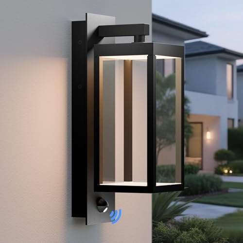 Inowel Modern Motion Sensor Outdoor Wall Light Sconce