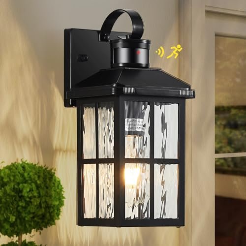 YJXGDIL Motion Sensor Outdoor Lights Dusk to Dawn Coach...