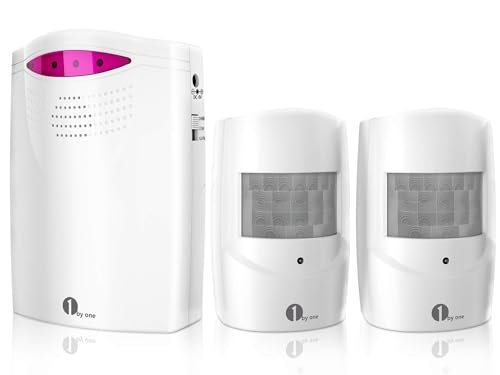 Driveway Alarm Wireless Outside, 1byone Motion Sensor...