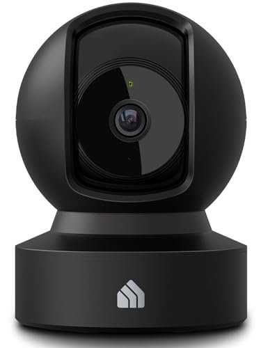 Kasa Smart Indoor Pan-Tilt Home Security Camera, 1080p HD.
