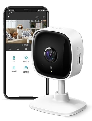 Tapo TP-Link 1080P Indoor Security Camera for Pets and...