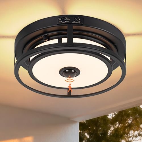 Yolsunes 12IN Motion Sensor LED Ceiling Light, 3CCT...