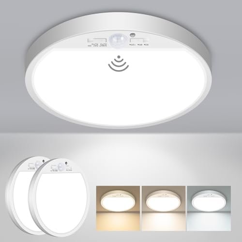 Slochi 2Pack Motion Sensor Ceiling Light Wired, Indoor...