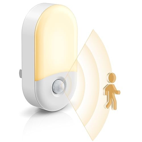 L LOHAS LED Motion Sensor Night Light, 2Pack, Warm White.
