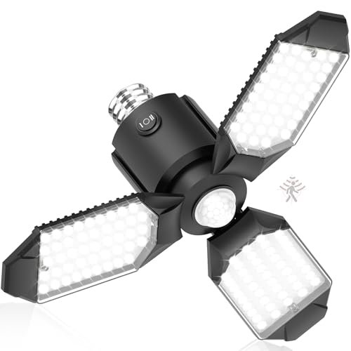 toberich Motion Sensor Garage Light, 8000LM Motion...
