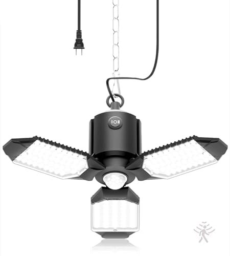 toberich Motion Sensor Garage Light Plug in, Deformable...