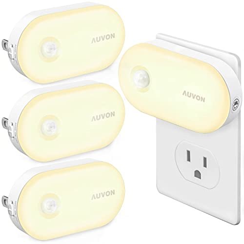 AUVON Night Light Plug in with Motion Sensor