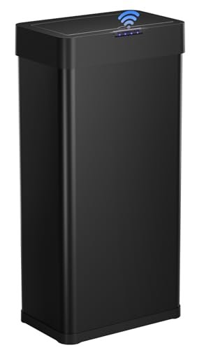 Arlopu Automatic Trash Can,Sensor Motion Stainless Steel Bin