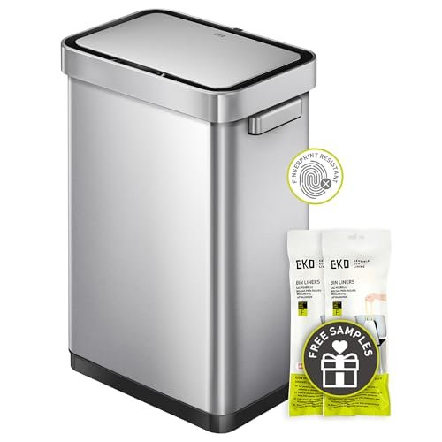 EKO Deluxe Mirage-T 50 Liter / 13.2 Gallon Trash Can