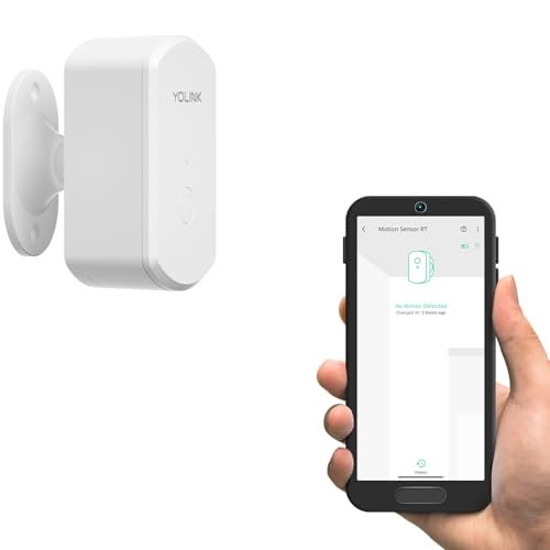 YoLink Indoor Motion Sensor RT, Radar Technology, No-Motion...