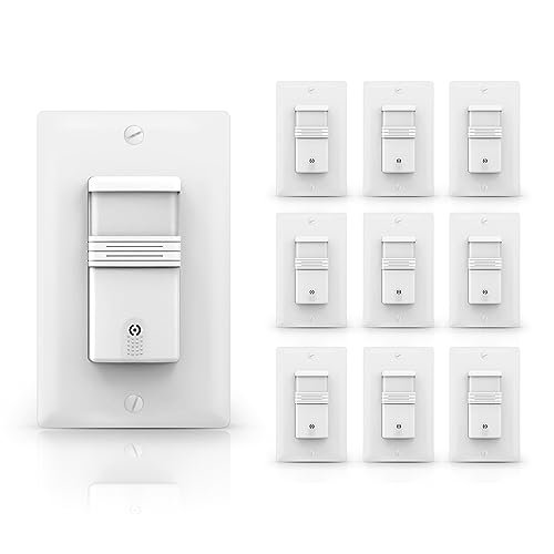 ECOELER 10Pack Occupancy Motion Sensor Light Switch,...