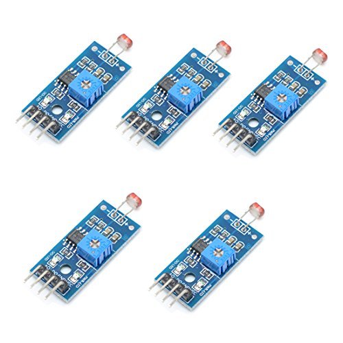 Oiyagai 5pcs LM393 Light Sensor Module, Photosensitive...