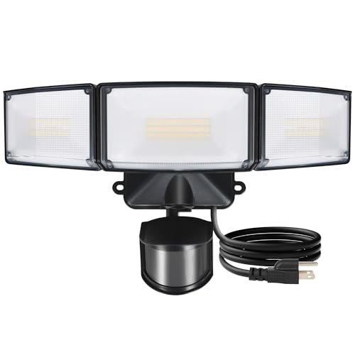 LUTEC 50W Motion Sensor Outdoor Lights, 5500 Lumens