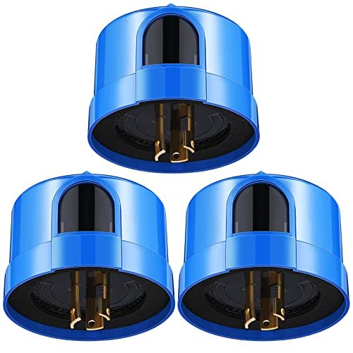 Flutesan Photocell Twist Lock 3pcs Photocell Sensor Auto...