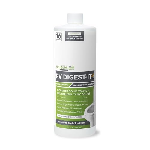 Unique RV Digest-It+, Extra-Strength RV Toilet Treatment...