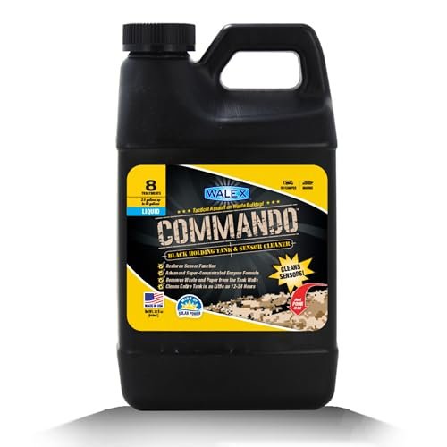 Walex Commando Liquid Black Holding Tank and Sensor Cleaner