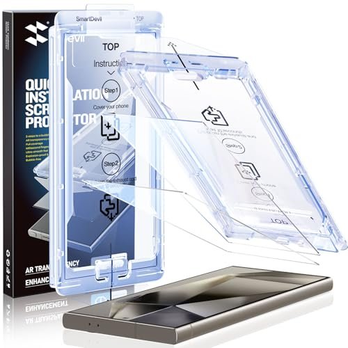 SMARTDEVIL [3 Pack for Samsung Galaxy S24 Ultra Screen...