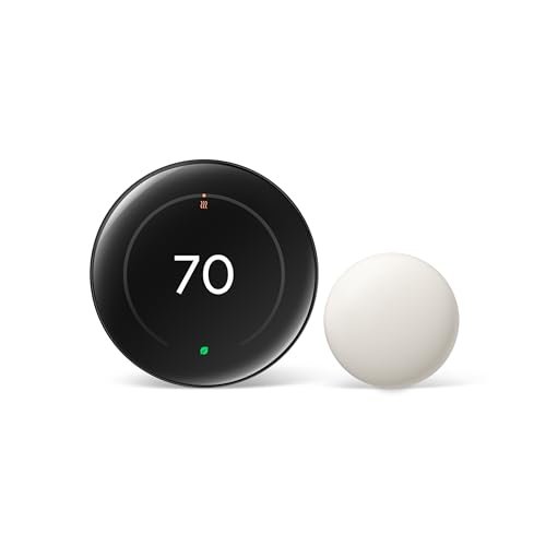 Google Nest Learning Thermostat (4th gen) + Temperature...