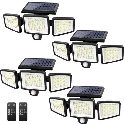 Tuffenough Solar Outdoor Lights 2500LM 210 LED Security...