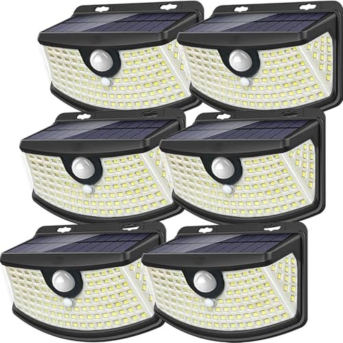 Aootek New Solar Motion Sensor Lights 120 LEDs Waterproof