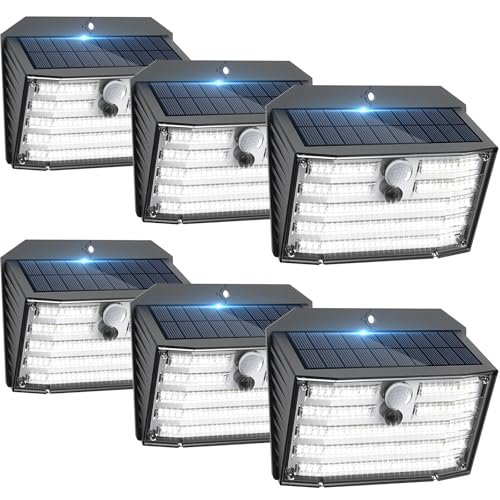 [6 Packs] Solar Motion Lights Outdoor, Ultra Bright...