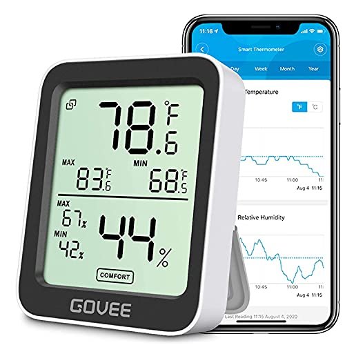 Govee Digital Hygrometer Indoor Thermometer Room H5075,...
