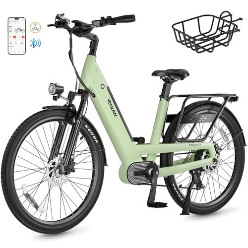 VITILAN L5 Electric Bike with Torque Sensor, Step-Thru...