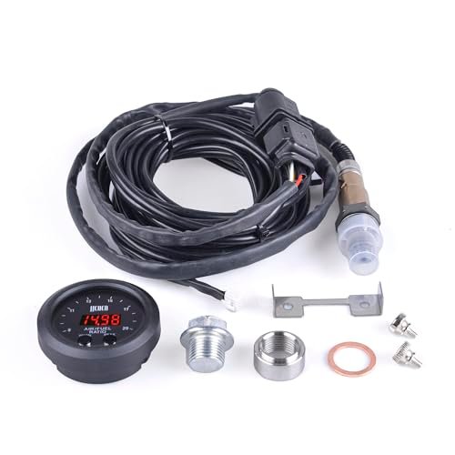 ZHSYMX Universal Digital Wideband Air/Fuel Ratio AFR Gauge