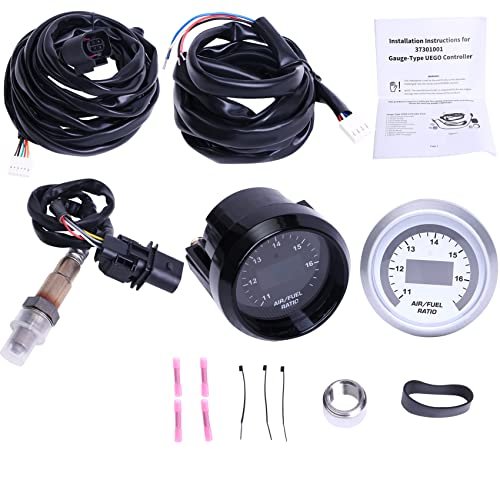 Wideband UEGO Air/Fuel Ratio Gauge 52mm (2-1/16”) with 4.9...